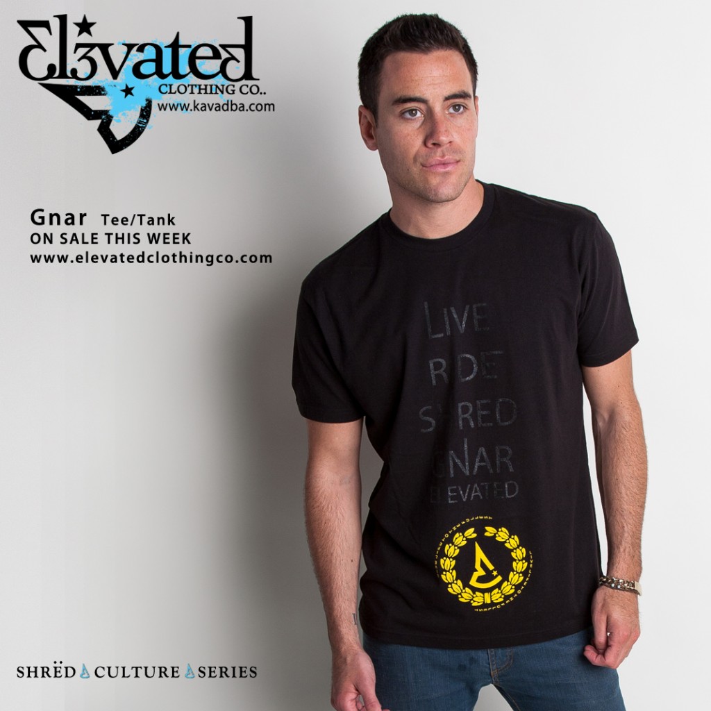 elevated clothing mens tee gnar