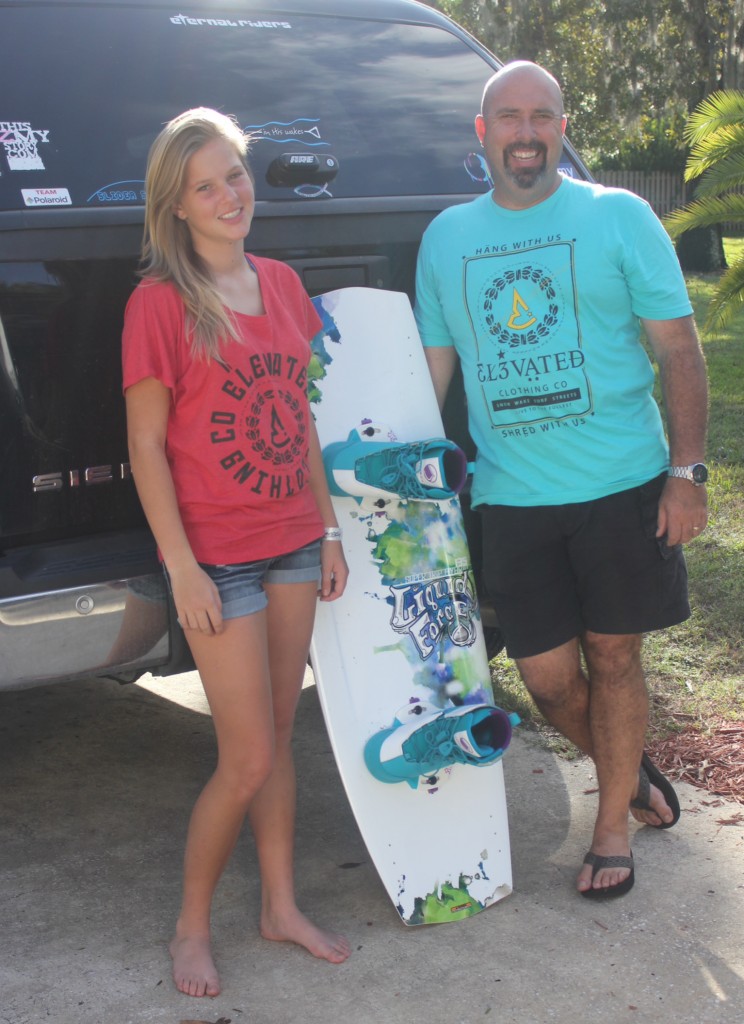 Elevated Clothing Girl Wakeboarder