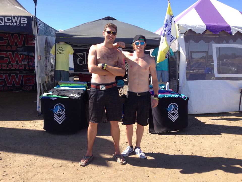 elevated clothing at the pro wakeboard tour Zach and Machi Block