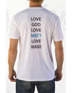 Matt Manzari Recovery Charity T-shirt wakewell and elevated