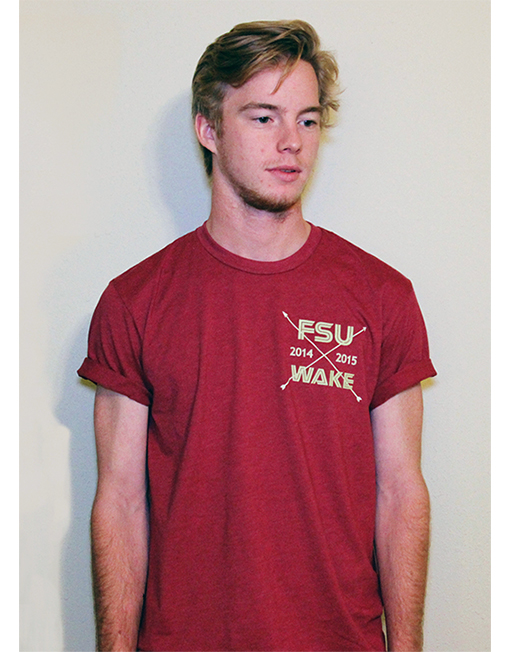 elevated clothing fsu wake team t-shirt wakeboard tee